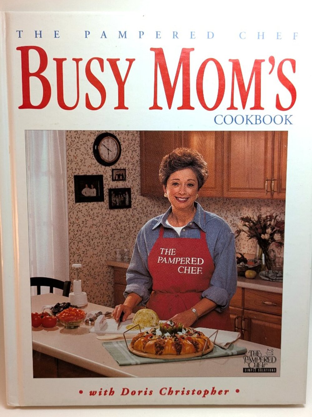 The Pampered Chef Busy Mom's Cookbook Doris Christopher Free w/ Purchase Vintage